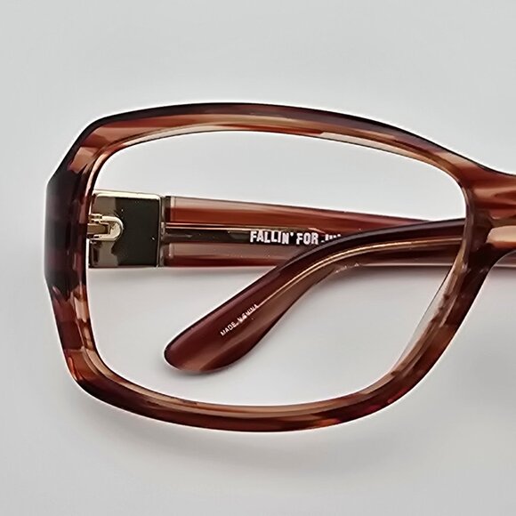 Juicy Couture Glitterati/S EE8 Smokey Brown Sparkle Gold Sunglasses Frame 58mm